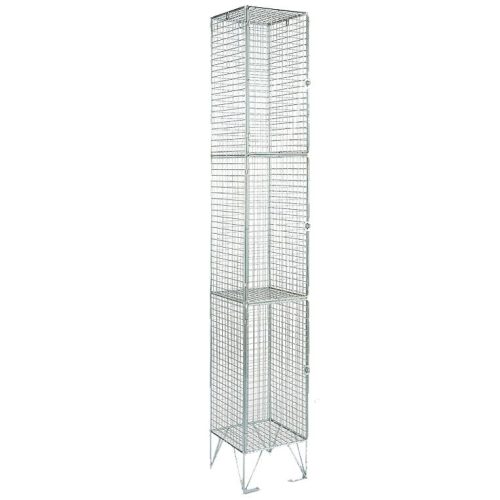 3 tier mesh locker