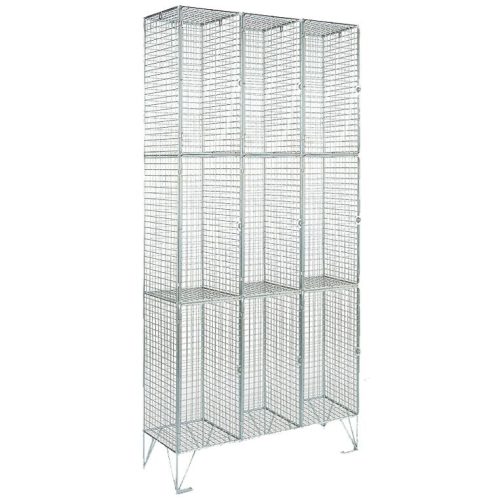 Wire Mesh Locker Three Doors - Image 3