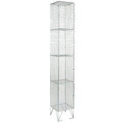 Four level mesh lockers