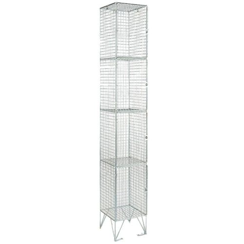 Four level mesh lockers