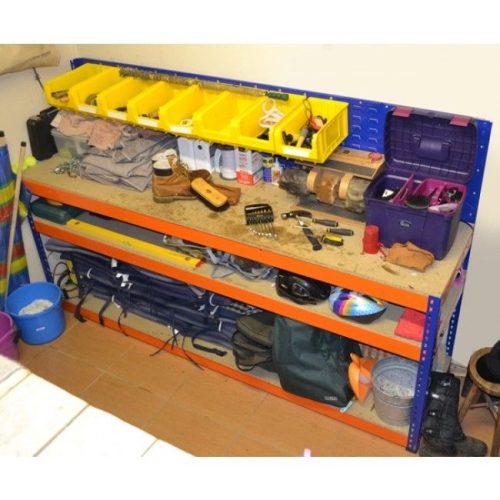 Heavy Duty Workbench With Louvre Back Panel - Image 4