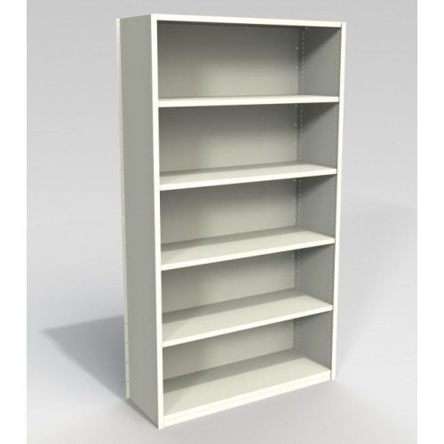 Fineline Adjustable Delta Edge Shelving with 5 Levels with Back - H1850mm x W1000mm x D350mm - Image 8