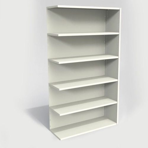 Fineline Adjustable Delta Edge Shelving with 5 Levels with Back - H1850mm x W1000mm x D350mm - Image 7