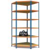 Steel corner shelving