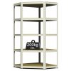 Value steel corner shelving