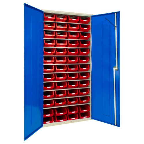 Topstore cabinet with storage bins