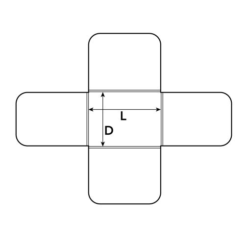 Four Flap Folder FF-346LX225 40mm Capacity - Pack of 100 - Image 2